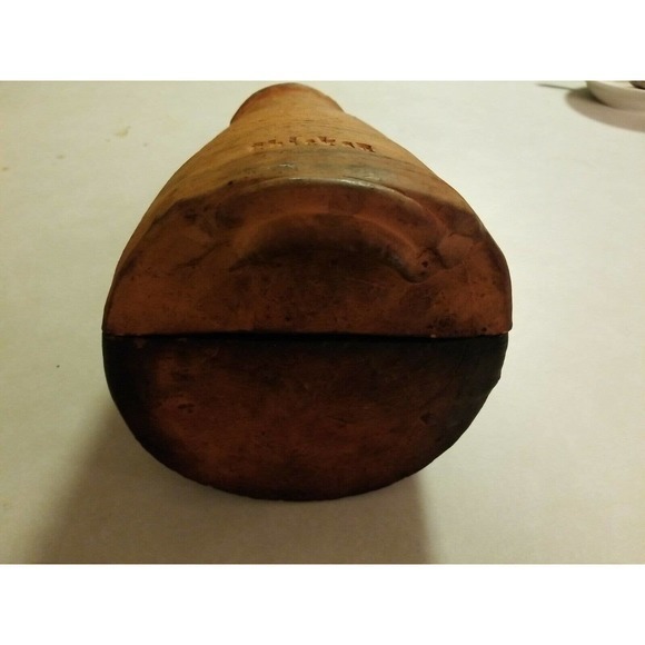 Clay CHICKEN ROASTER C.& M. Hemstock Terra Cotta‎ Vintage - Picture 7 of 8